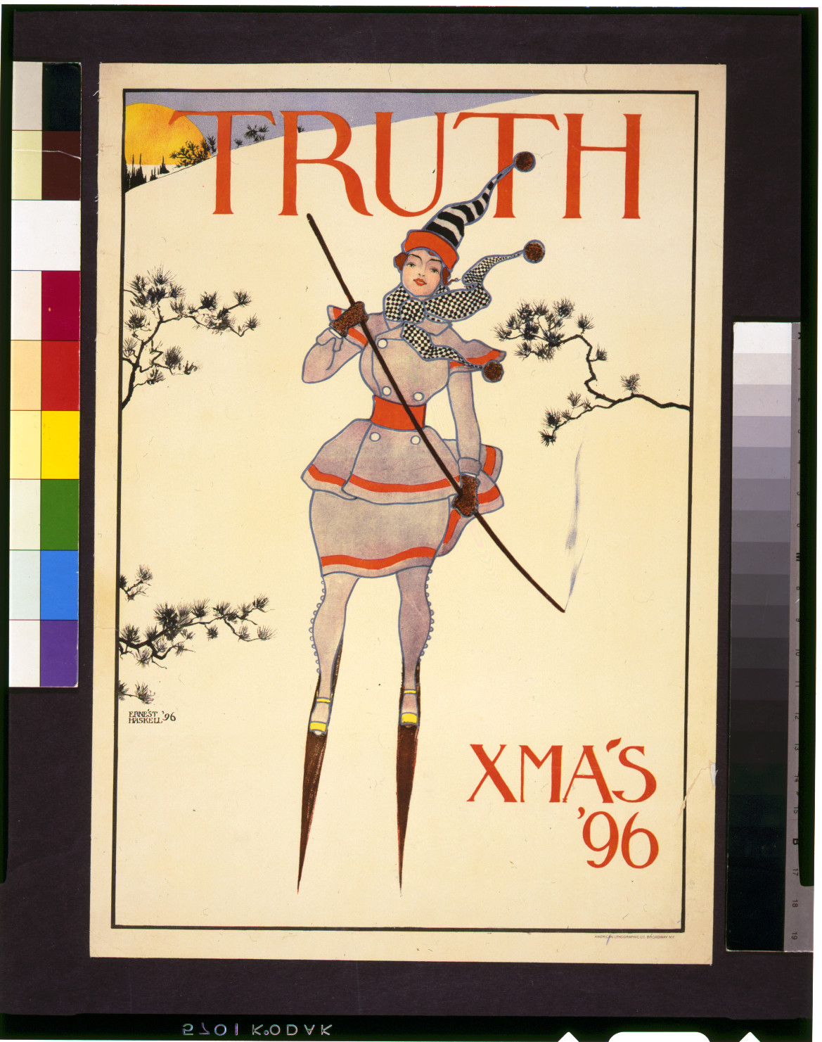 Truth [for] Xmas '96 / Ernest Haskell., N.Y. : American Lithographic Co., [18]96. — vintage poster