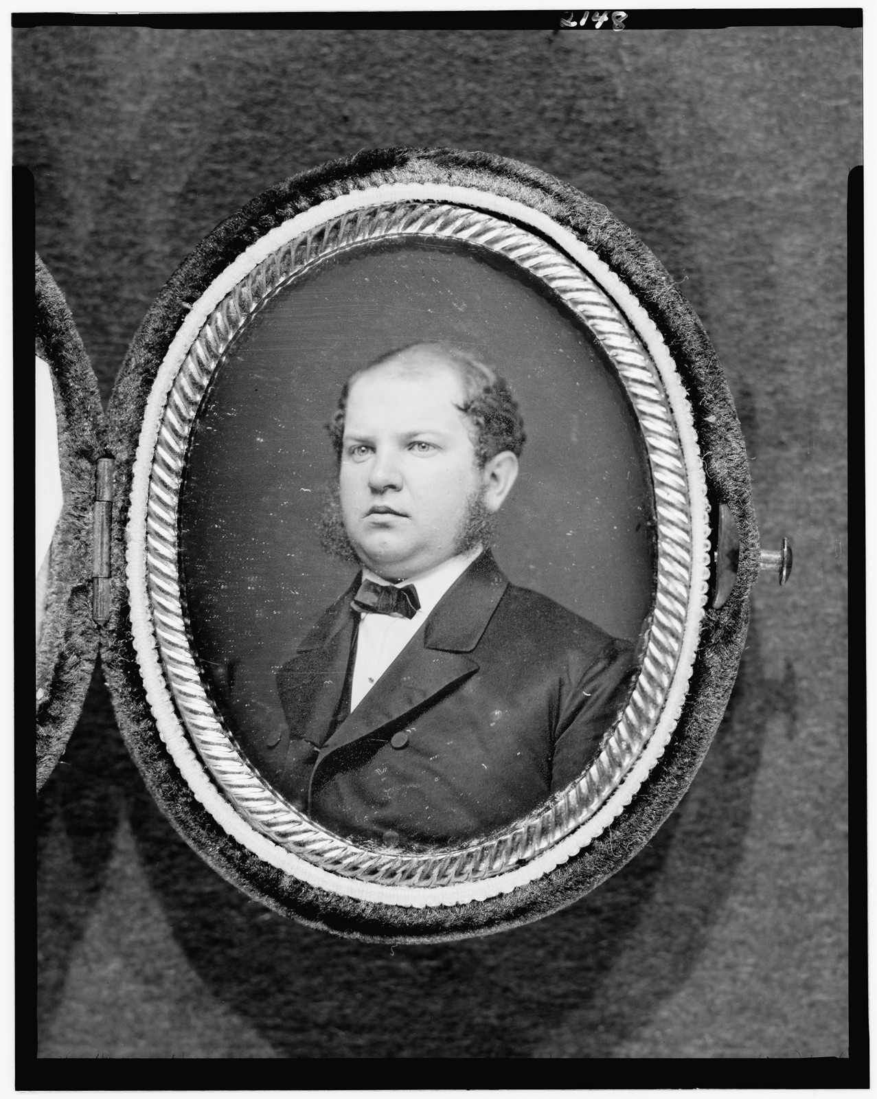[H.H. Fage, head-and-shoulders portrait, facing slightly left], 1862 — historic photograph