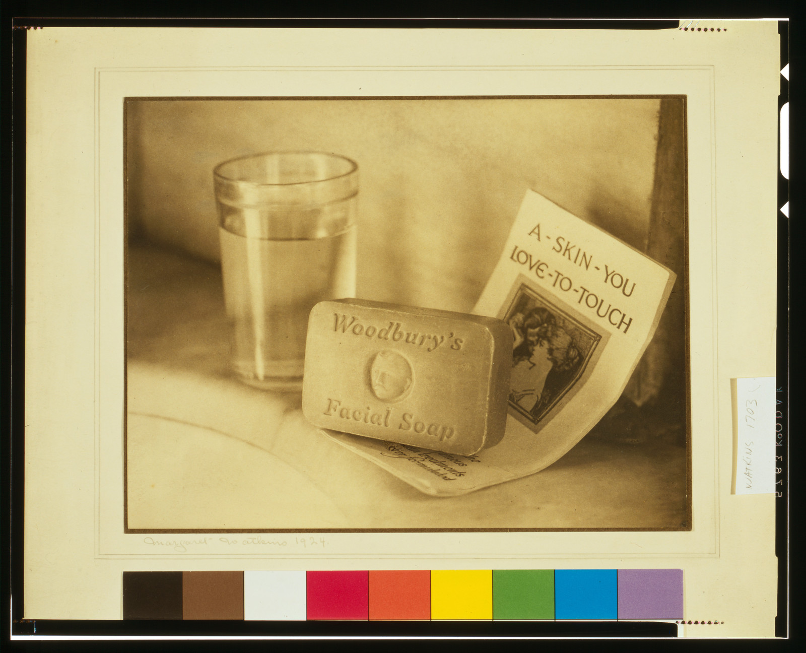 [Woodbury's Facial Soap : A skin you love to touch] / Margaret Watkins, 1924., 1924 — historic photograph