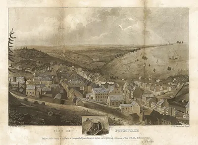 View of Pottsville, Taken from Sharp Mountain