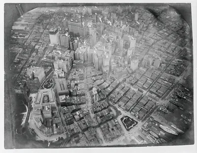 [New York City from a balloon, 1906]