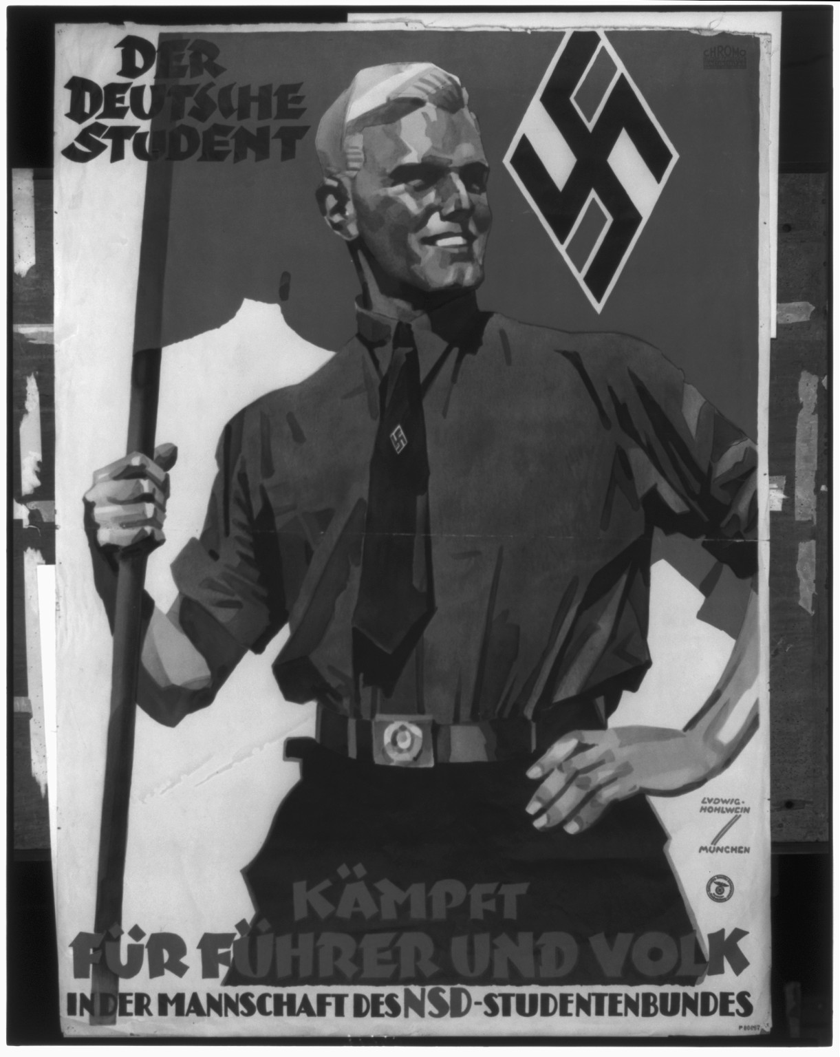 Der Deutsche Student, Kampf für Führer und Volk, [193-] — vintage poster