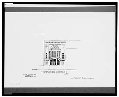 [New Shubert Theatre, Tremont St. opposite Hollis St., Boston, Massachusetts] / AFD 1929.