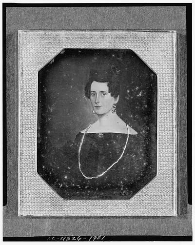 [Copy of a painting of an unidentified woman, head-and-shoulders portrait, facing front]