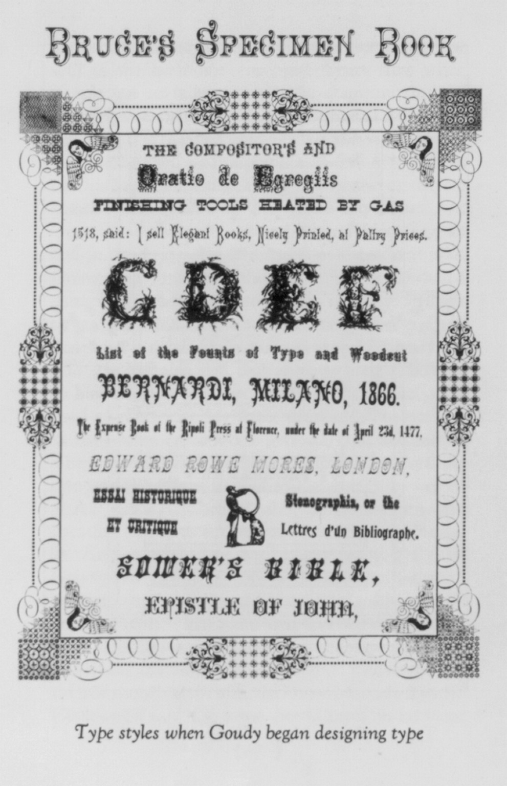 Bruce's Specimen Book — historic image
