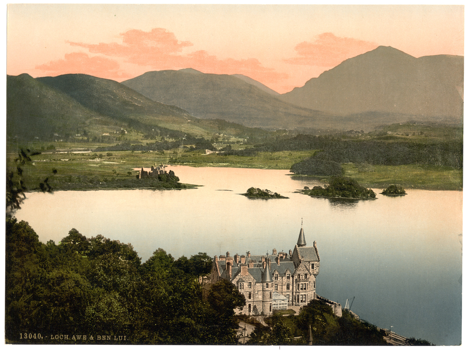 Hotel and Ben Lui Loch Awe Scotland, [between ca. 1890 and ca. 1900]. — historic print