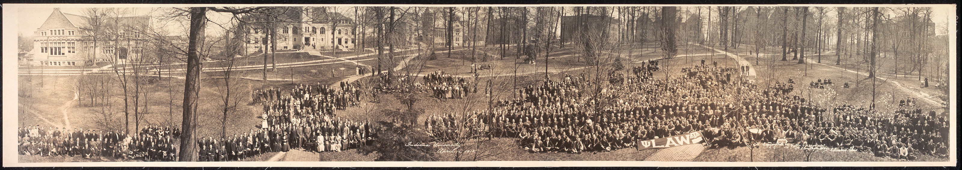 Indiana University, 1913, 1913 — historic image