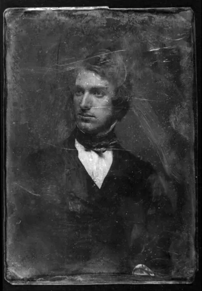 [Henry Peters Gray, half-length portrait, head three-quarters to left]