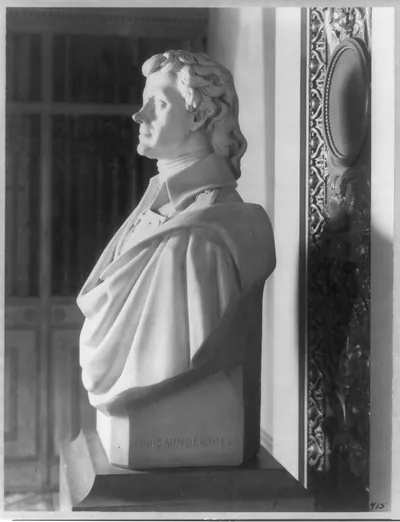 [Tadeusz Andrzej Bonawentura Kościuszko, 1746-1817, (marble bust), facing left]