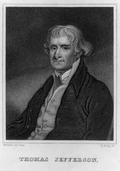 [Thomas Jefferson, Pres. U.S., bust portrait, facing left]