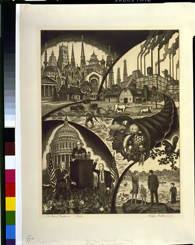The four freedoms / Ralph Fabri.