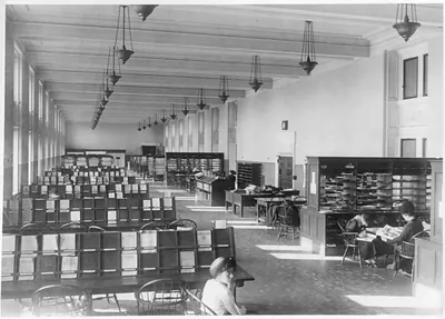 Library of Congress, Periodicals reading room, general view