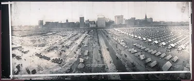 Army tournament, Grant Park, Chicago, Illinois, 1910