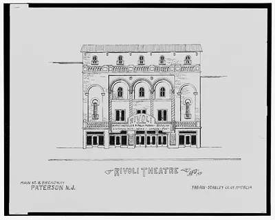 [Rivoli Theatre, Main St. and Broadway, Paterson, New Jersey] / AFD 1931.