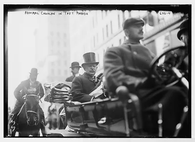 Taft Parade, Admiral Coghlan in auto, New York