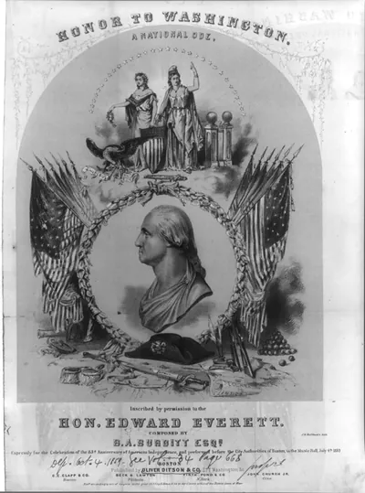 Honor to Washington. A national ode
