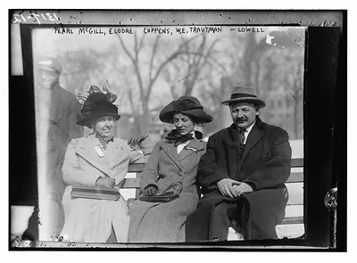 Pearl McGill, Elodre Coppens, W.E. Trautman - Lowell