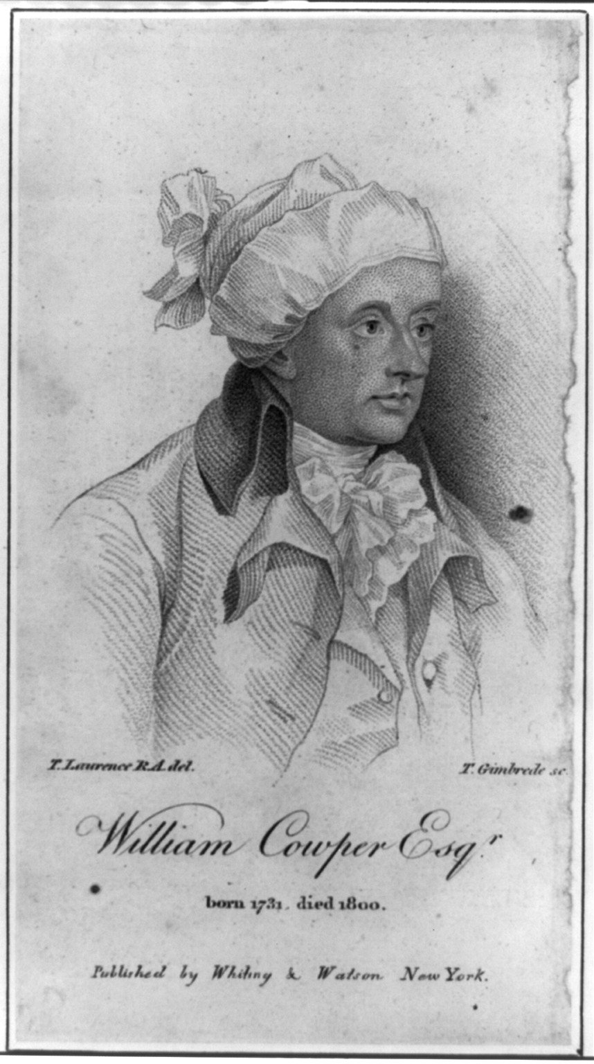 William Cowper, 1731-1800, [no date recorded on caption card] — antique engraving