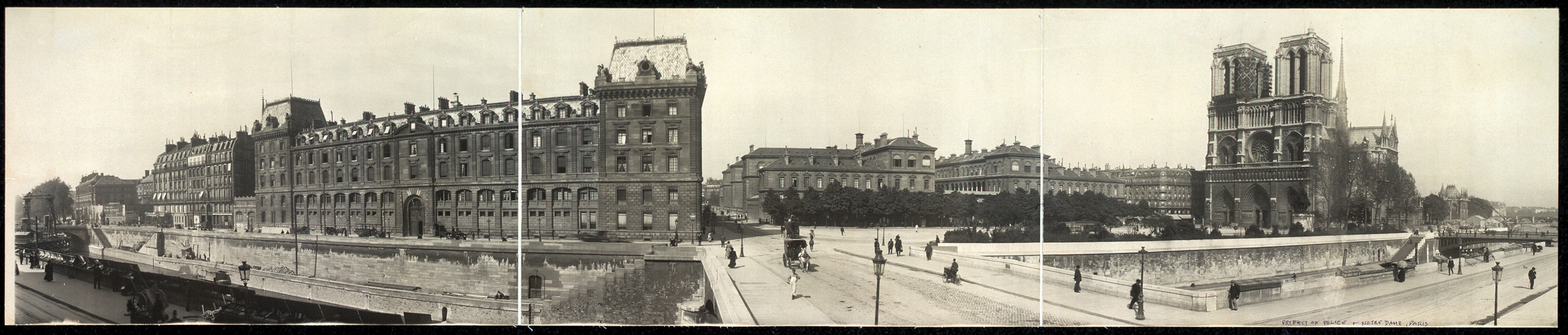 Notre Dame Prefect of Police, Paris, France, 1909, 1909 — historic image