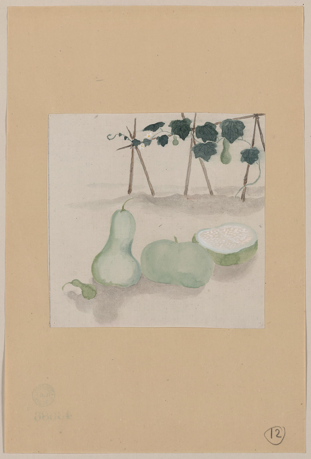 [Japanese drawing], 1750 — historic drawing