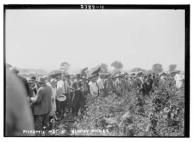 Pickett's men at the Bloody Angle, Gettysburg