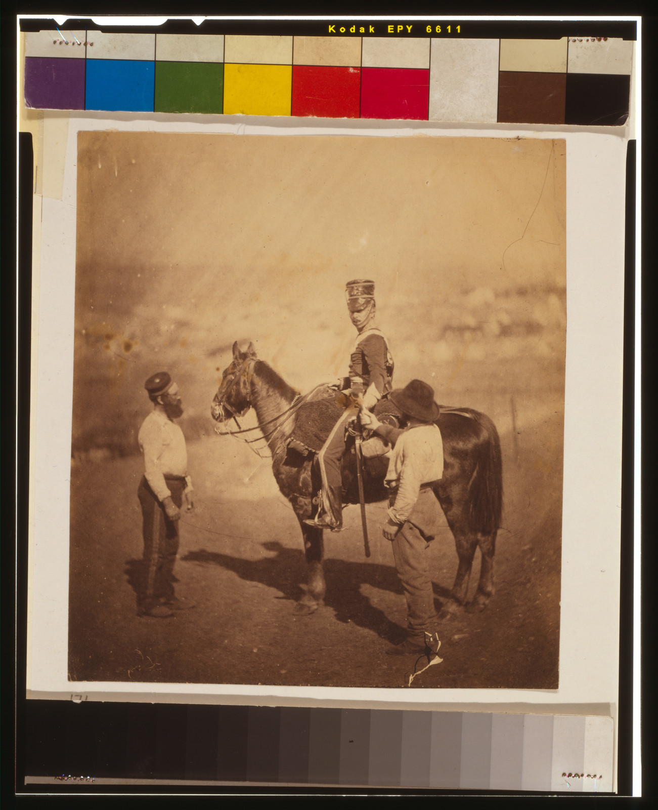 The pocket-pistol - equipped for Balaclava, [1855] — historic photograph