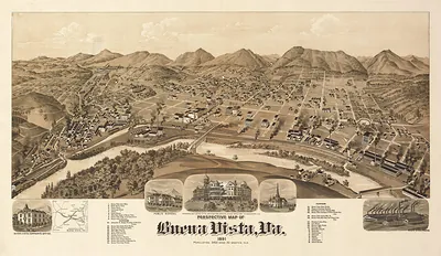 VA Buena Vista 1891 MAP