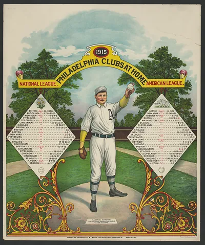 1915 Philadelphia Clubs at Home baseball schedule