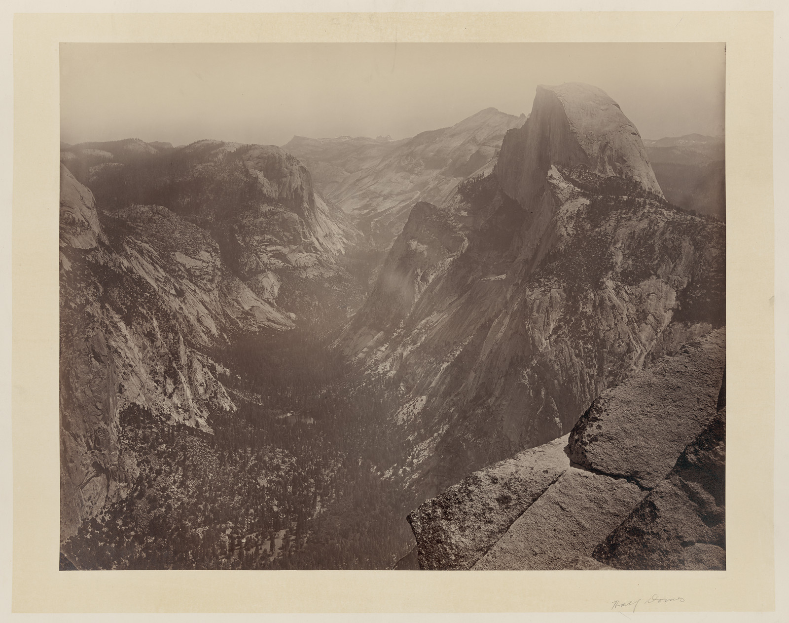 [Half Dome, Yosemite Valley, Calif.], [ca. 1865] — historic photograph