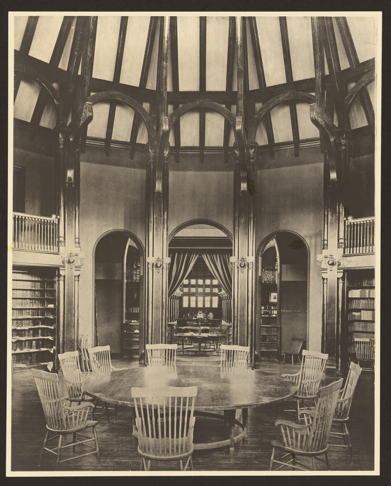 Reading Room Billings Library Univ — historic image