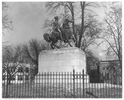 George Washington Statue At Washington Circle