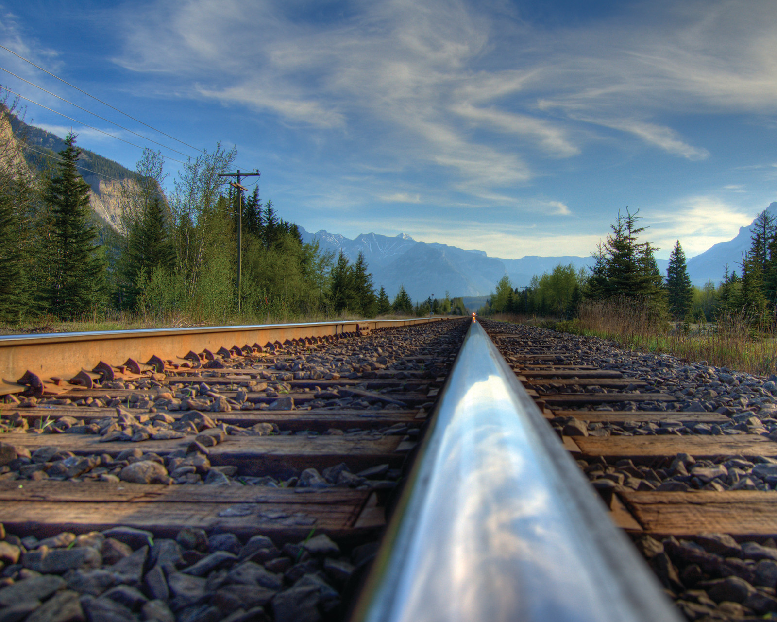 railroad tracks — historic image