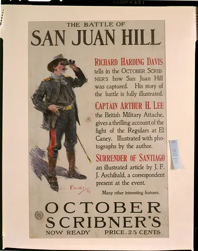 The Battle of San Juan Hill [by] Richard Harding Davis ... October Scribner's / Christy.