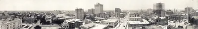 Bird eye view of Houston, Texas, 1912