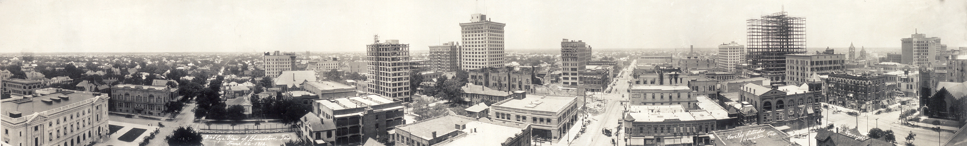 Bird eye view of Houston, Texas, 1912, 1912 — historic image