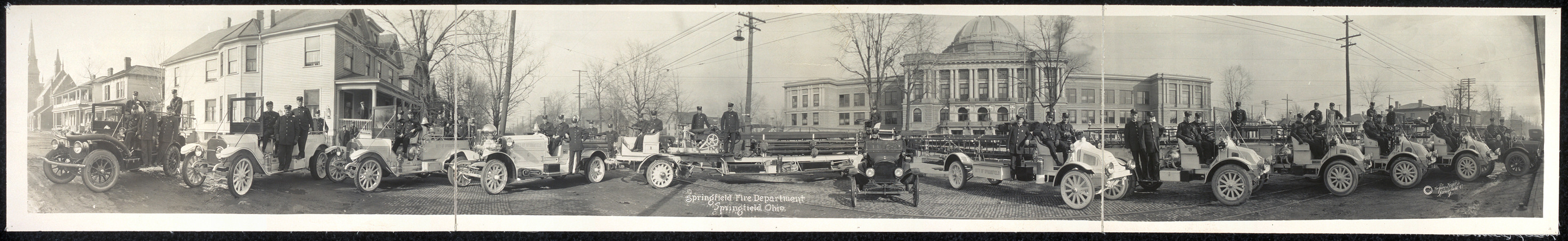 Springfield Fire Department, Ohio, 1917, 1917 — historic image