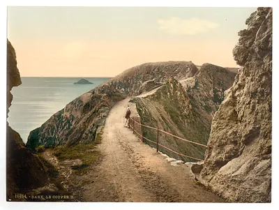 Sark the Coupee Channel Islands England