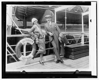 Greta Garbo and Mauritz Stiller, 8/17/25