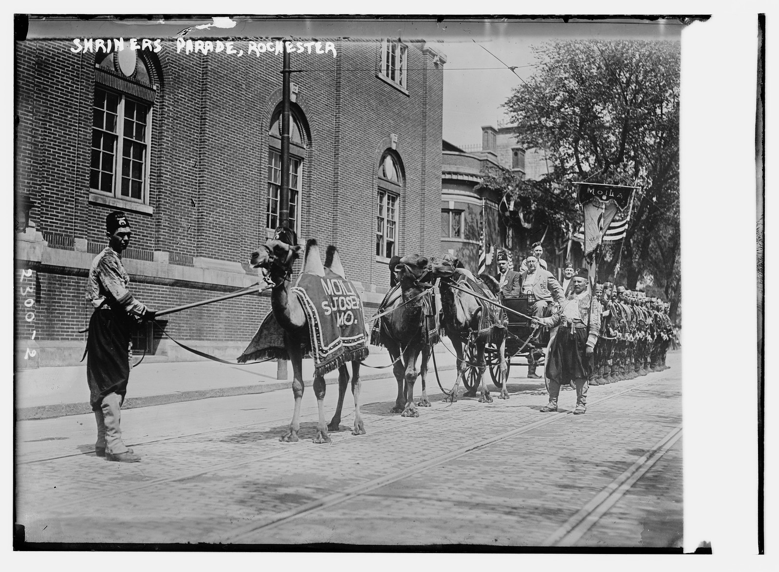 Shriners parade, Rochester, n/a — historic photograph