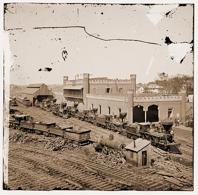 Nashville Tennessee. Railroad depot