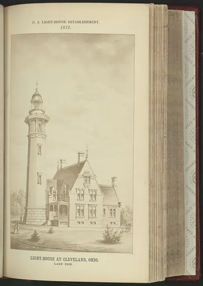 Light-House at Cleveland, Ohio, Lake Erie