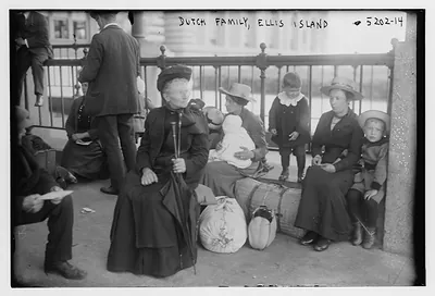 Dutch family, Ellis Isl.