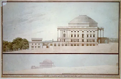 [United States Capitol, Washington, D.C. South elevation with propylaea]