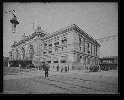 [New York Central Railroad station, Albany, N.Y.]