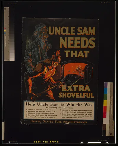 Uncle Sam needs that extra shovelful / F. Sindelar.
