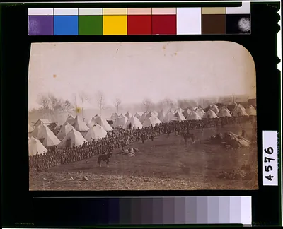 Camp of 5th V[ermon]t. Reg. Volunteers Camp Griffin, Va.
