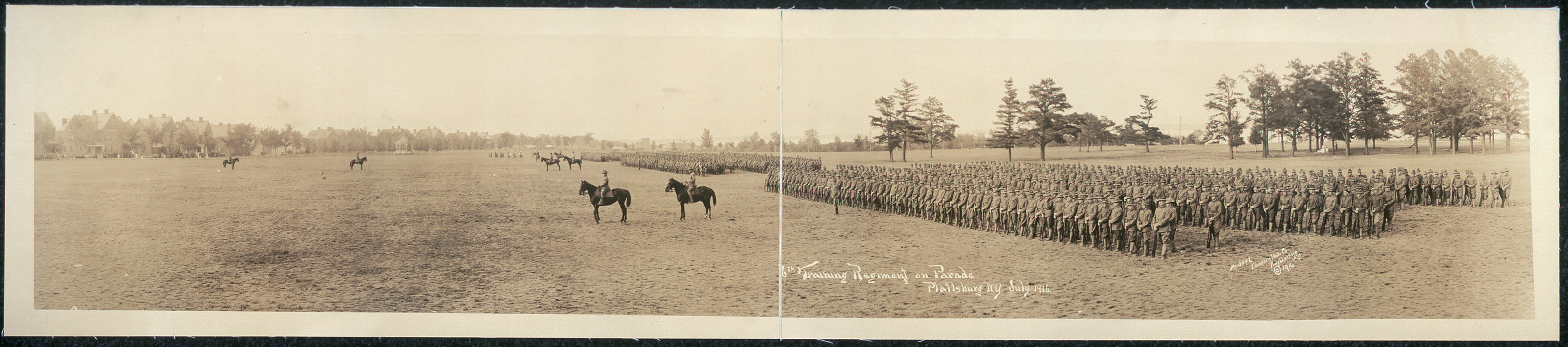 6th Training Regiment Plattsburg, New York, 1916, 1916 — historic image