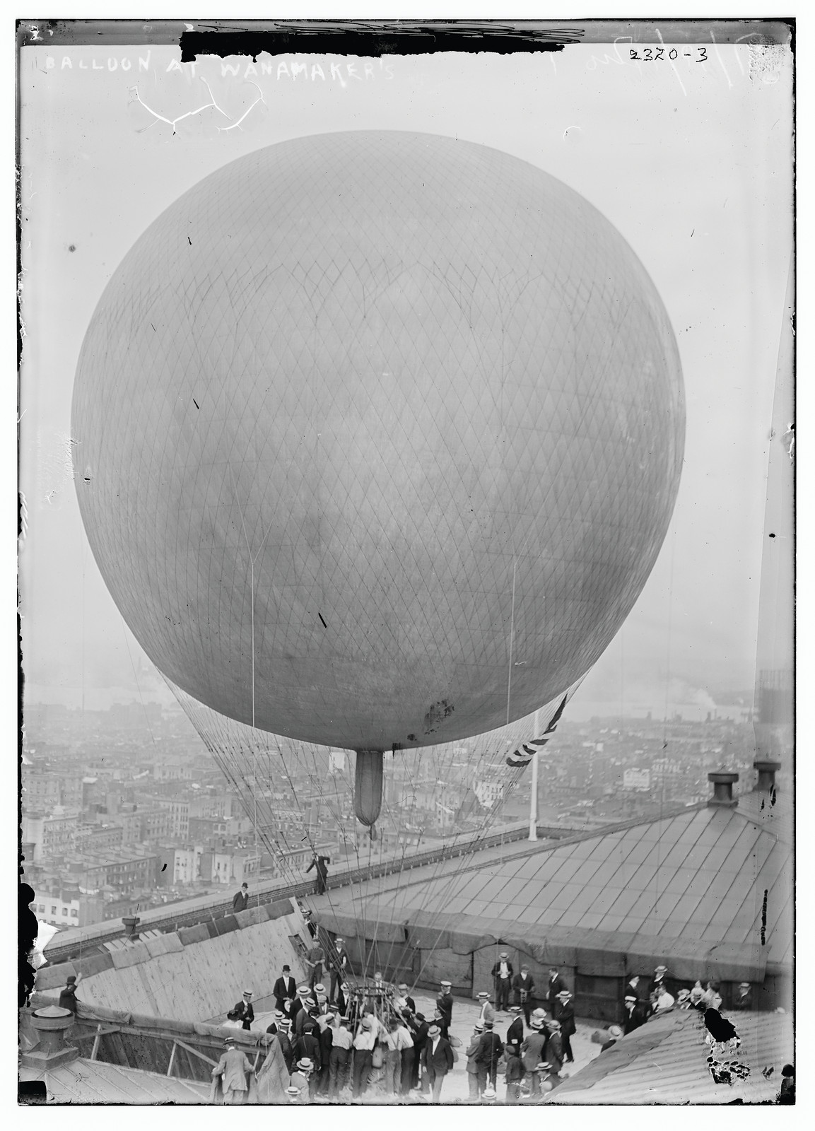 Balloon at Wannamakers, n/a — historic photograph
