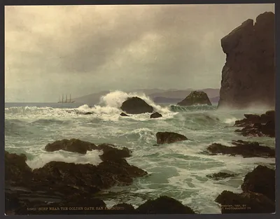 Surf near the Golden Gate, San Francisco