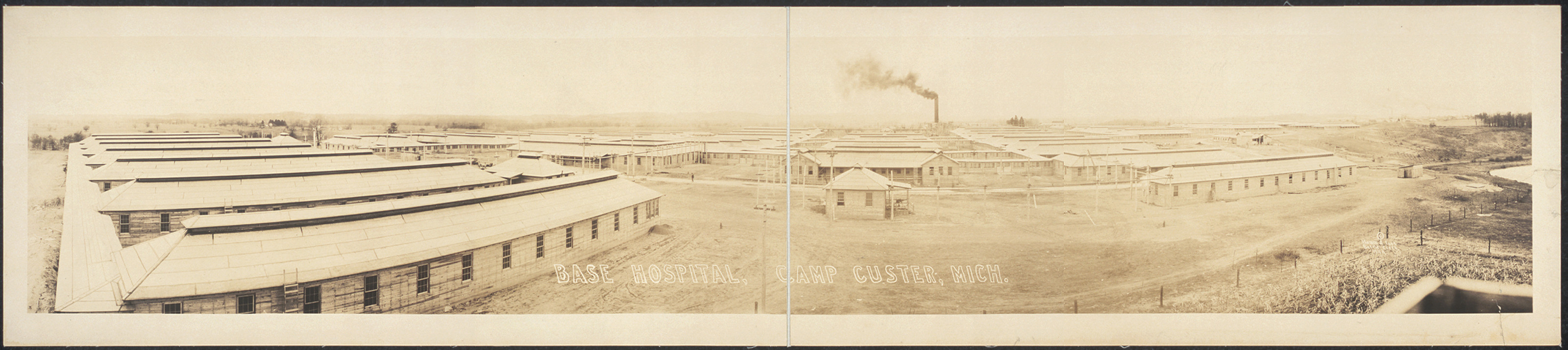Hospital Camp Custer, Michigan, 1917, 1917 — historic image